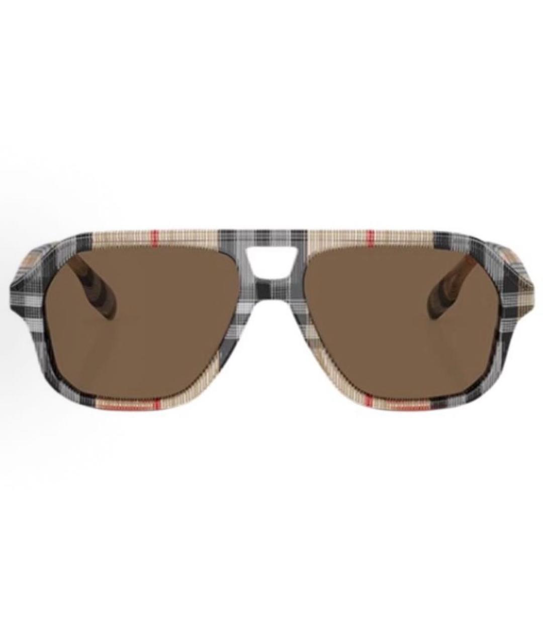 BURBERRY Мульти пластиковые солнцезащитные очки, фото 3