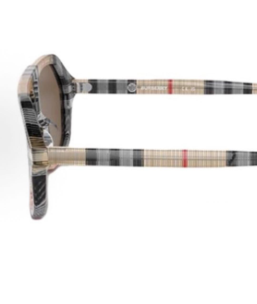 BURBERRY Мульти пластиковые солнцезащитные очки, фото 5