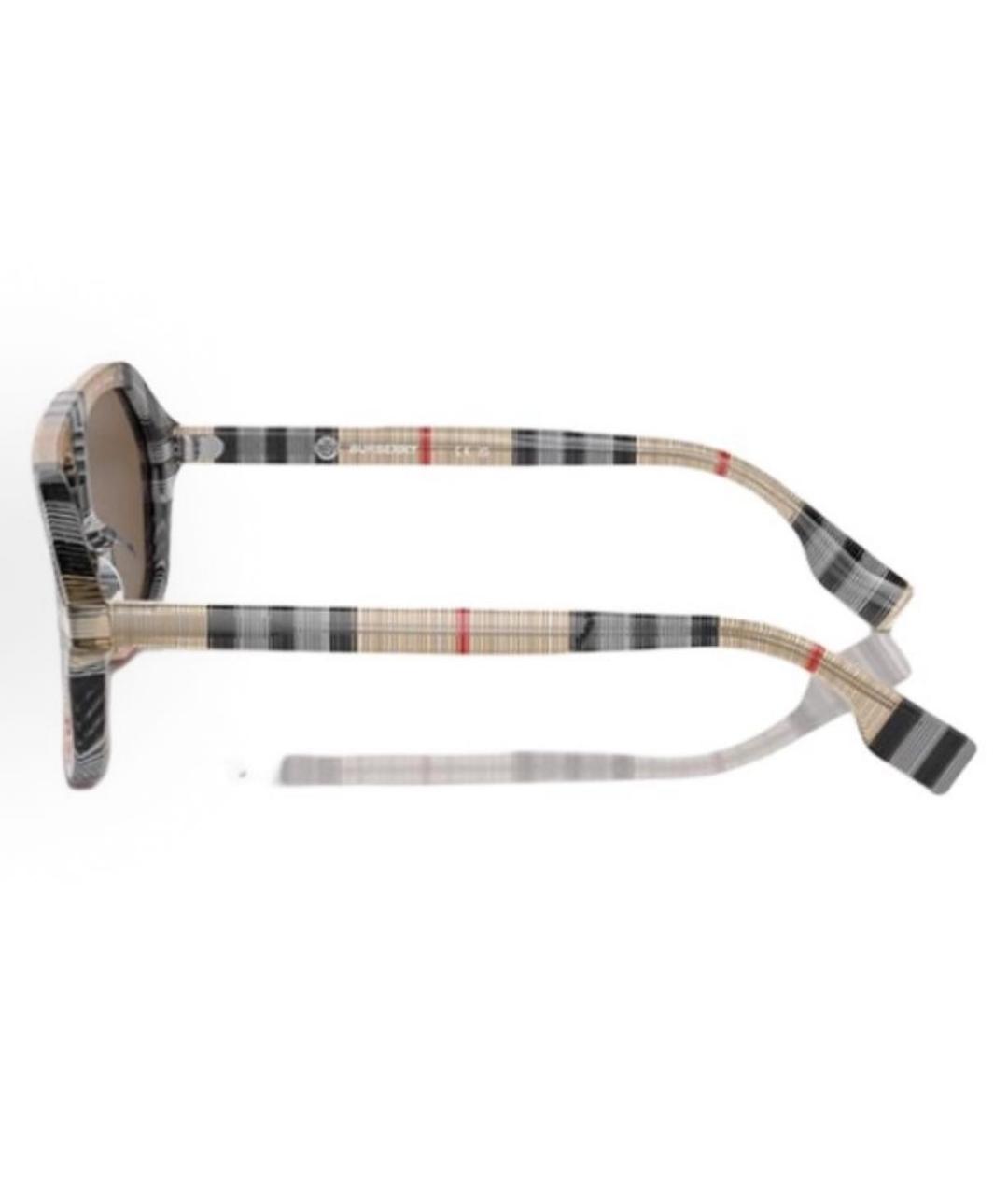 BURBERRY Мульти пластиковые солнцезащитные очки, фото 2
