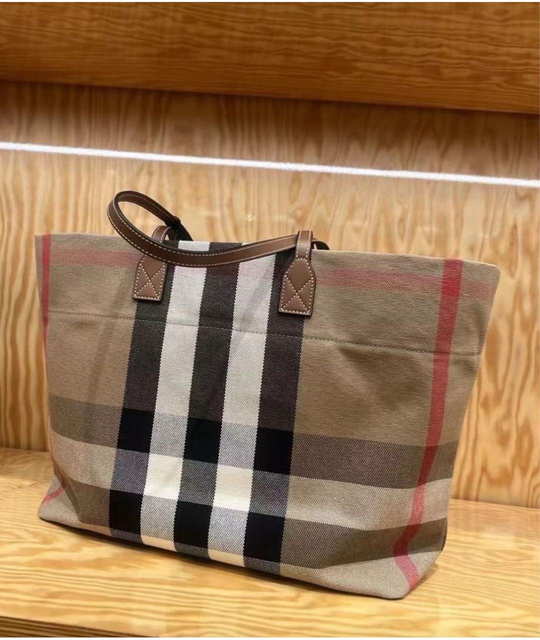 BURBERRY Бежевая сумка тоут, фото 5