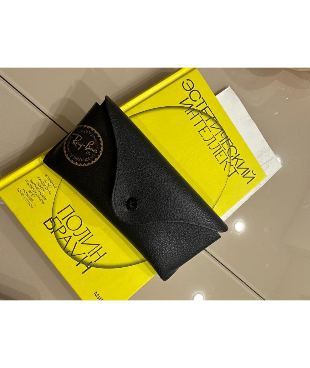 RAY BAN Мульти металлические солнцезащитные очки, фото 4