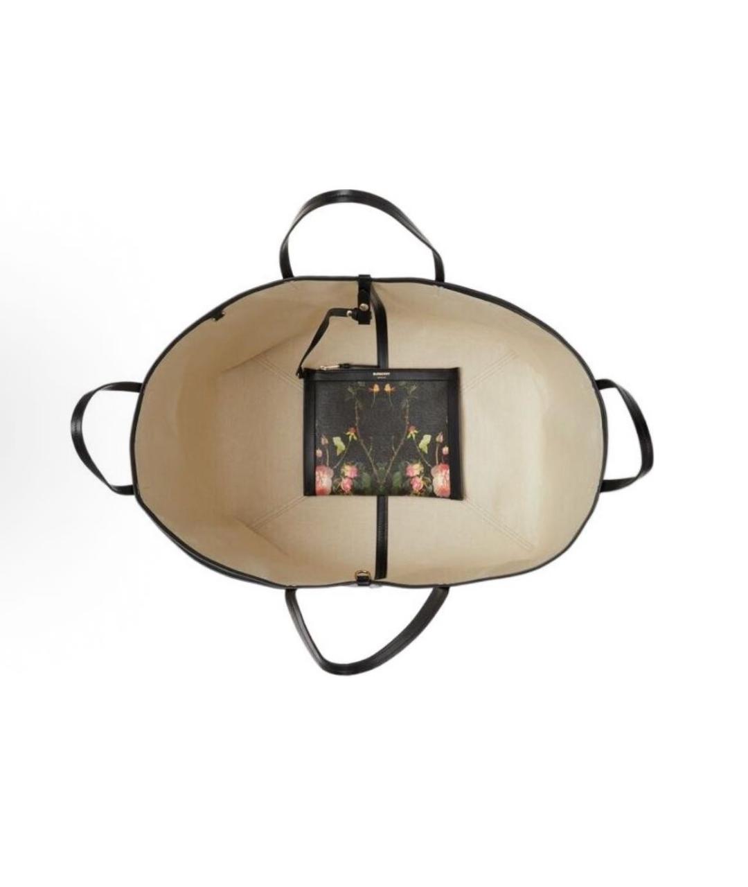 BURBERRY Черная сумка тоут, фото 5