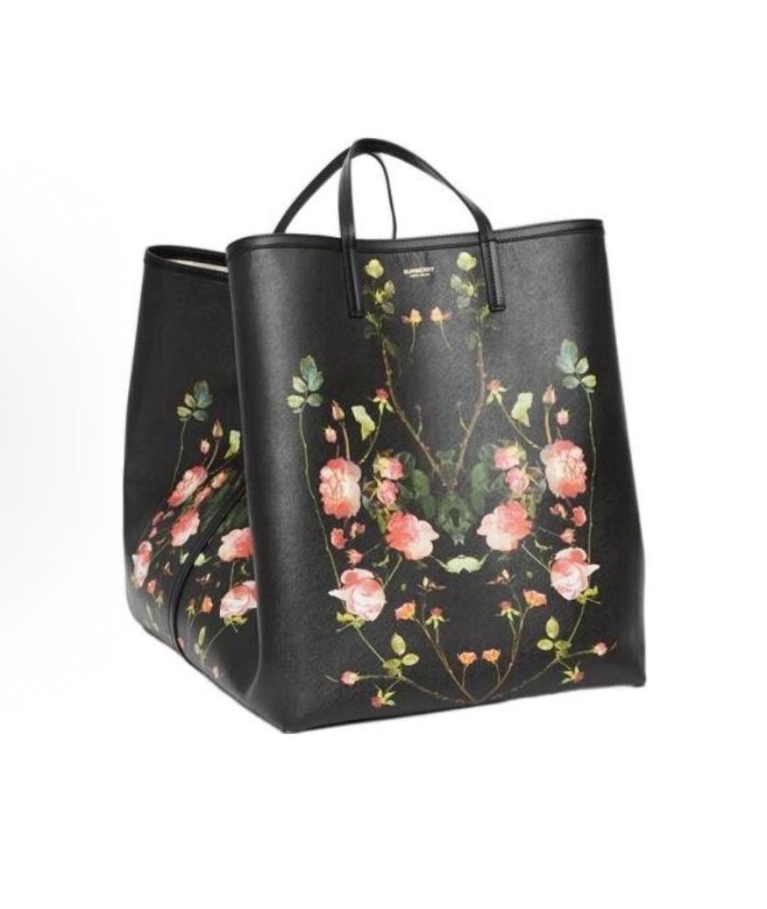 BURBERRY Черная сумка тоут, фото 2