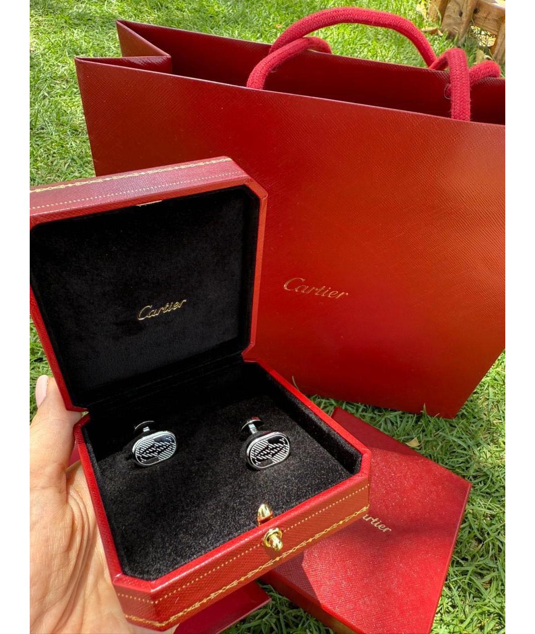 CARTIER Серебряные серебряные запонки, фото 2