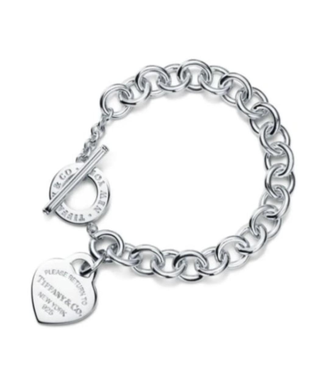 TIFFANY&CO Серебрянный серебряный браслет, фото 4