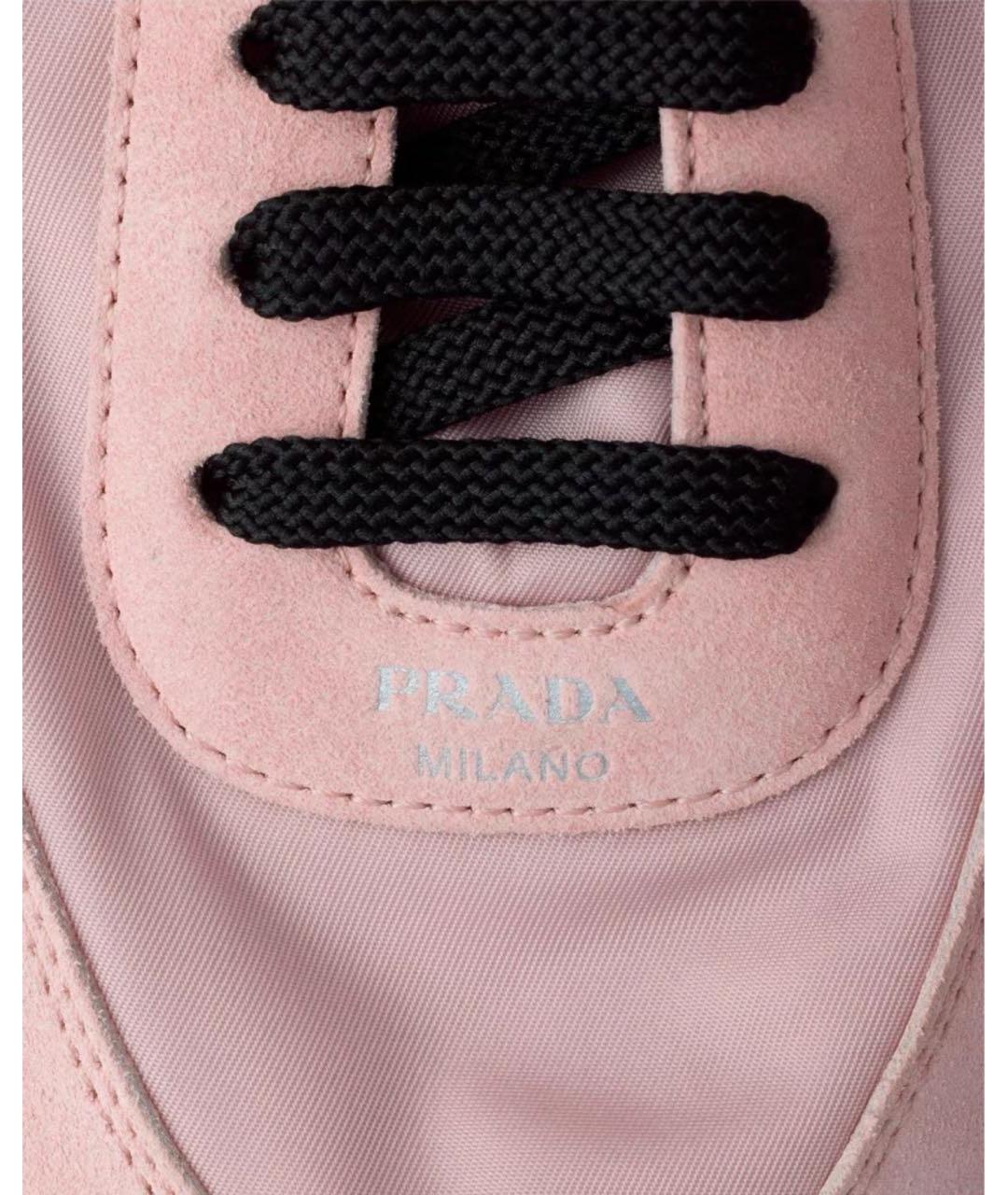 PRADA Розовые кеды, фото 5