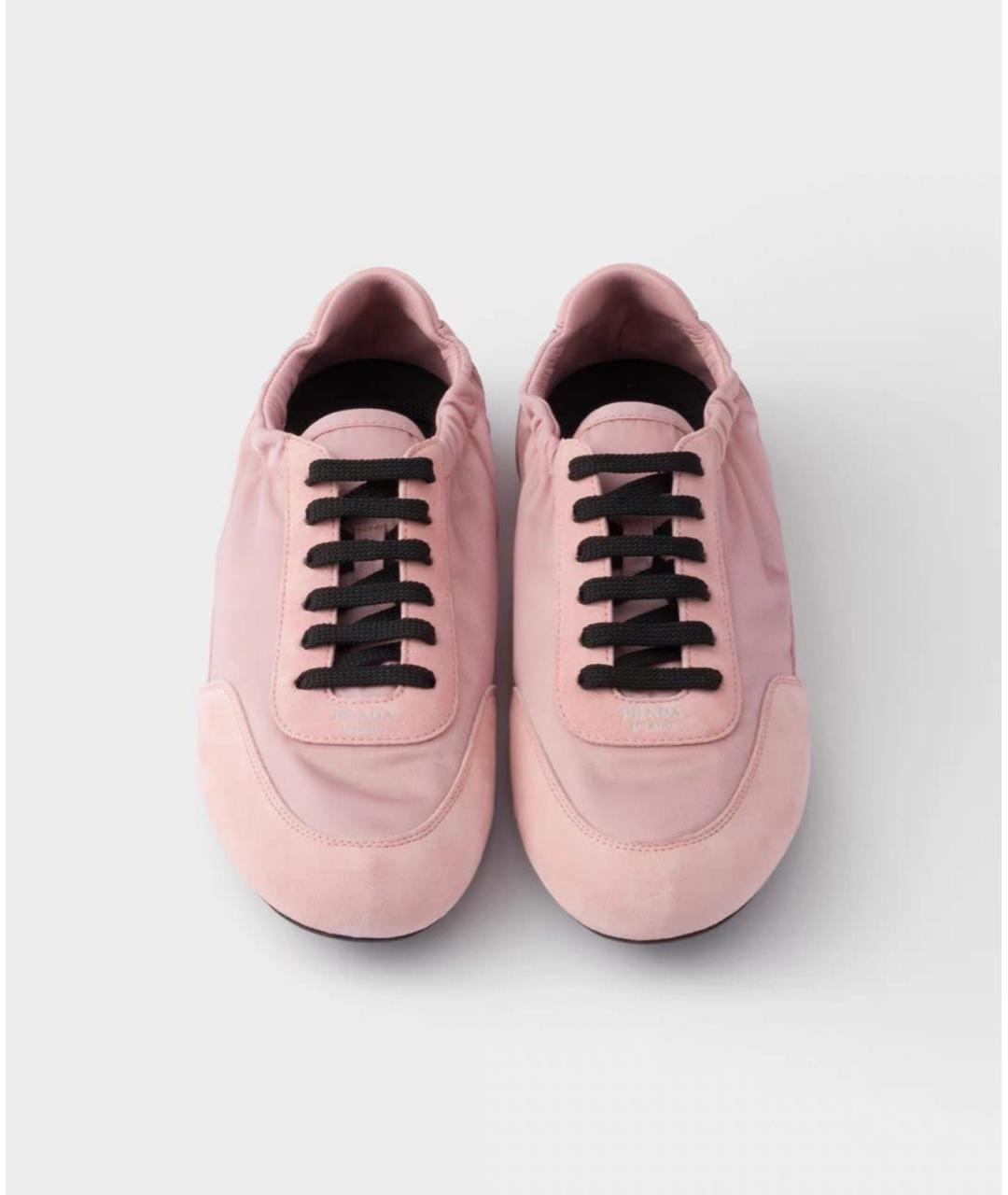 PRADA Розовые кеды, фото 2