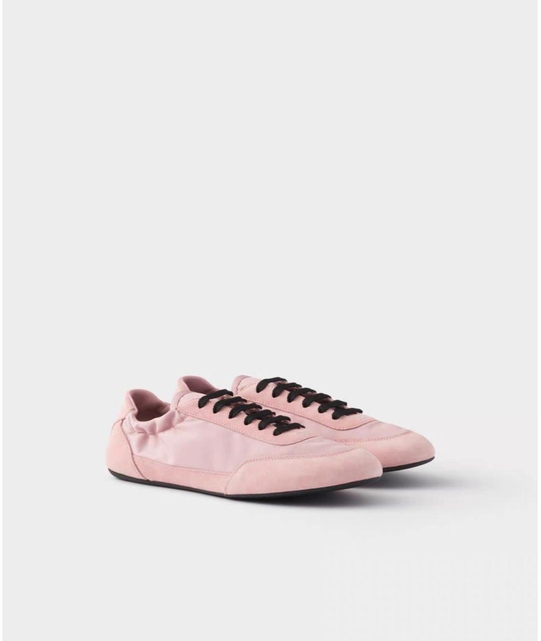 PRADA Розовые кеды, фото 3