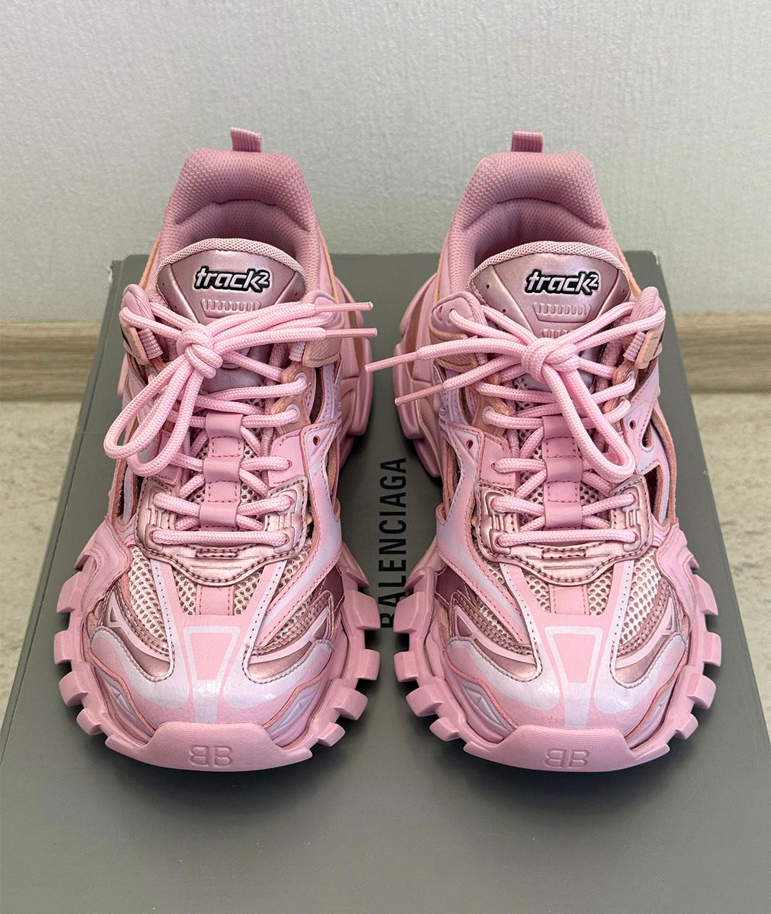 BALENCIAGA Розовые кроссовки, фото 3
