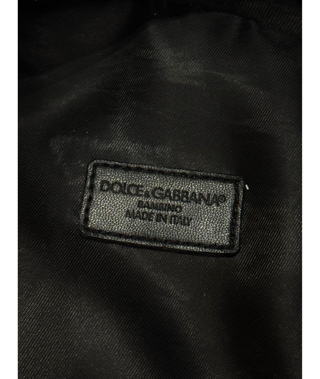 DOLCE&GABBANA Черный рюкзак, фото 4