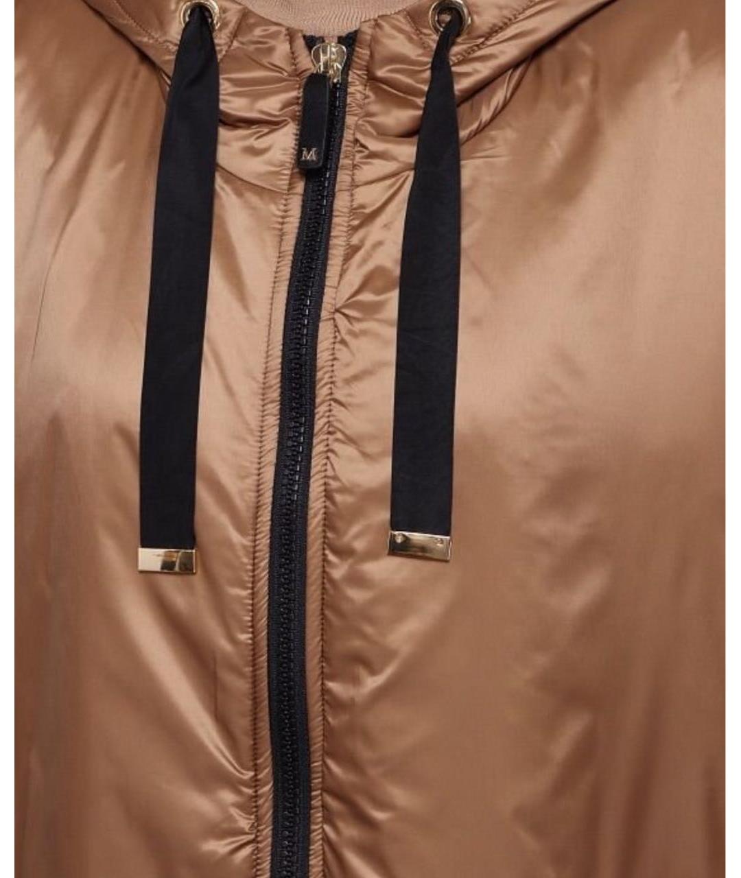 MAX MARA Коричневая шелковая куртка, фото 6