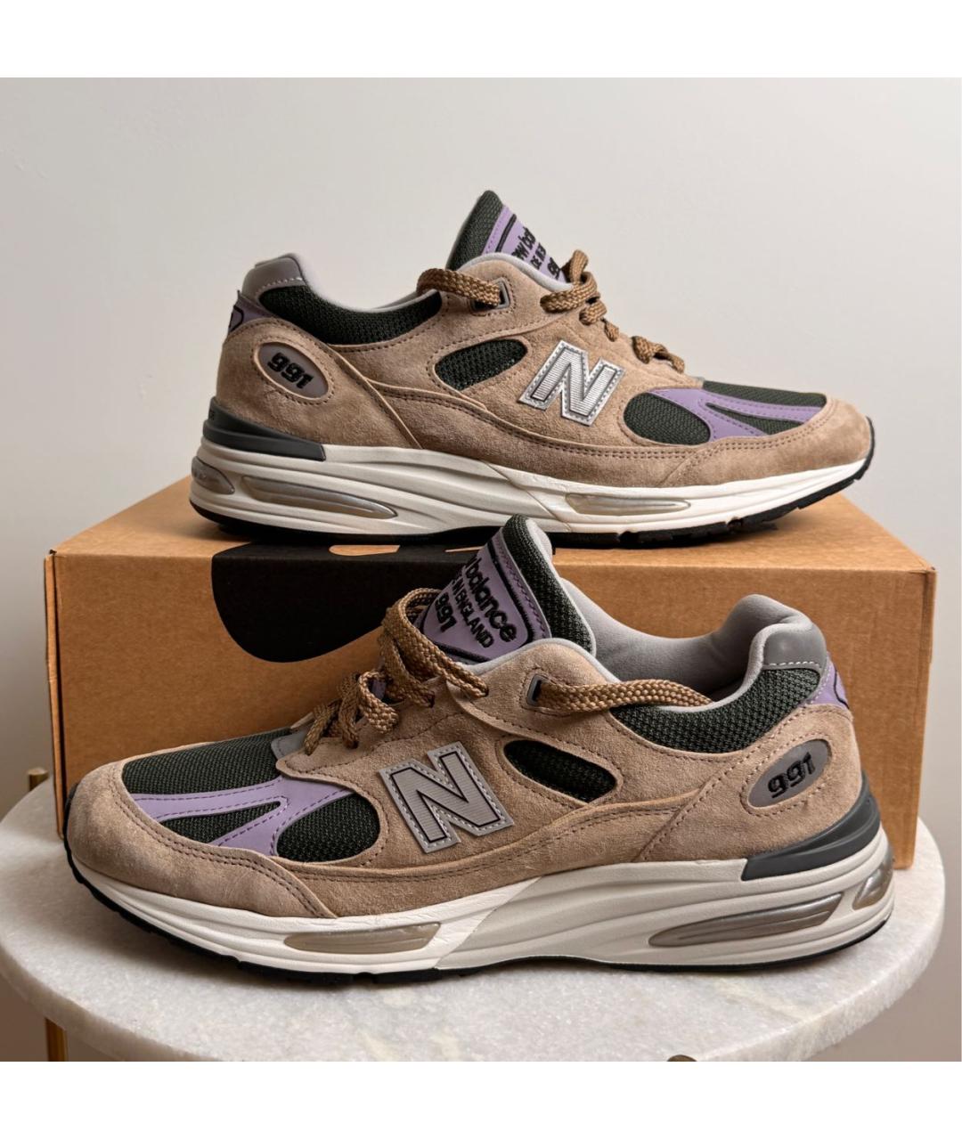 NEW BALANCE Бежевые низкие кроссовки / кеды, фото 6