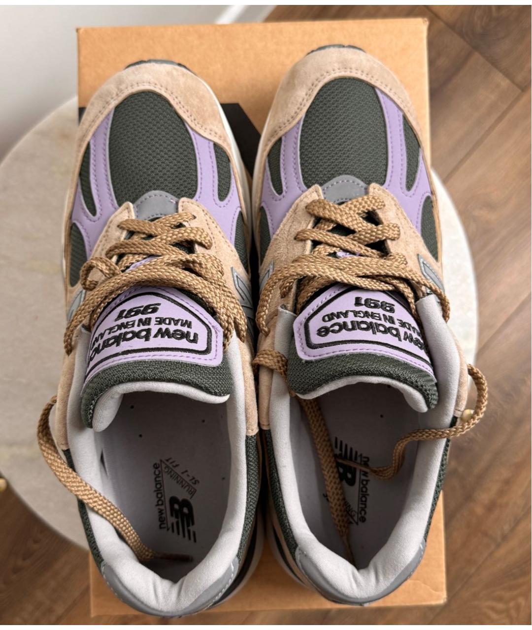 NEW BALANCE Бежевые низкие кроссовки / кеды, фото 2