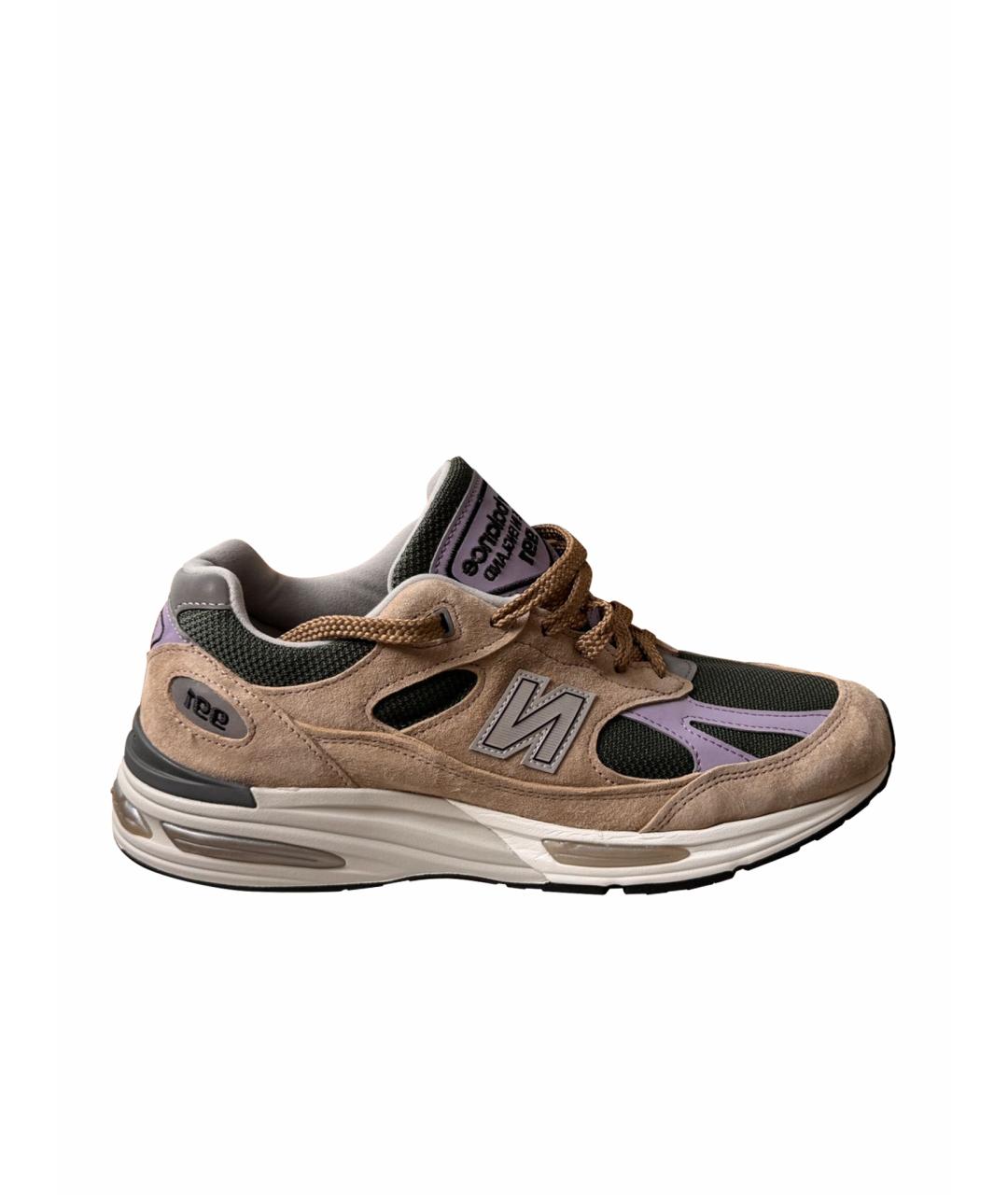 NEW BALANCE Бежевые низкие кроссовки / кеды, фото 1