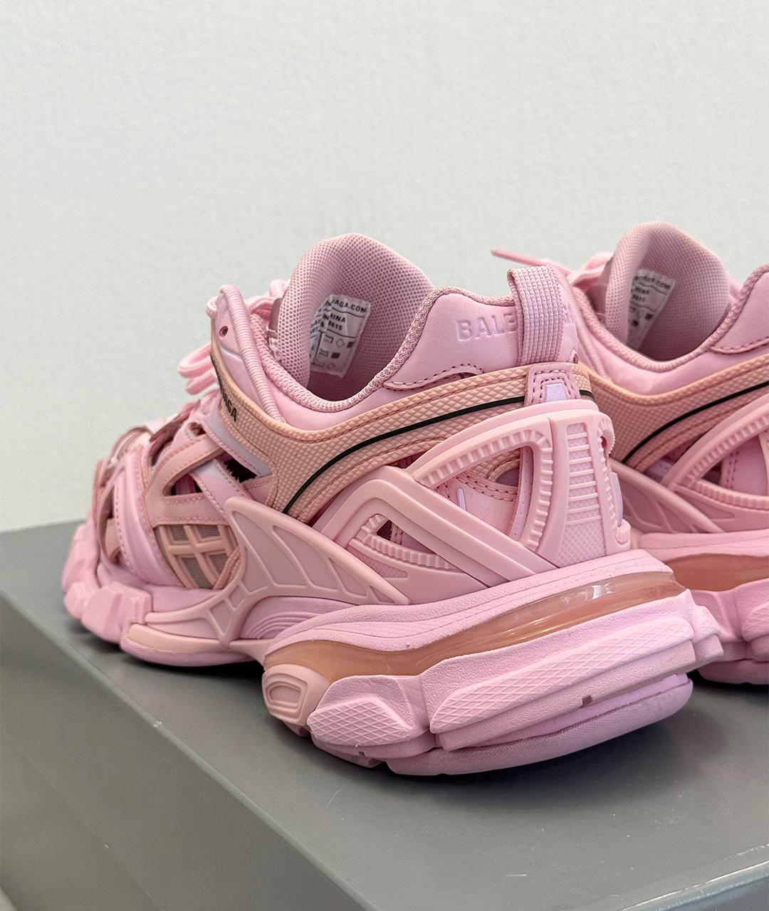 BALENCIAGA Розовые низкие кроссовки / кеды, фото 9