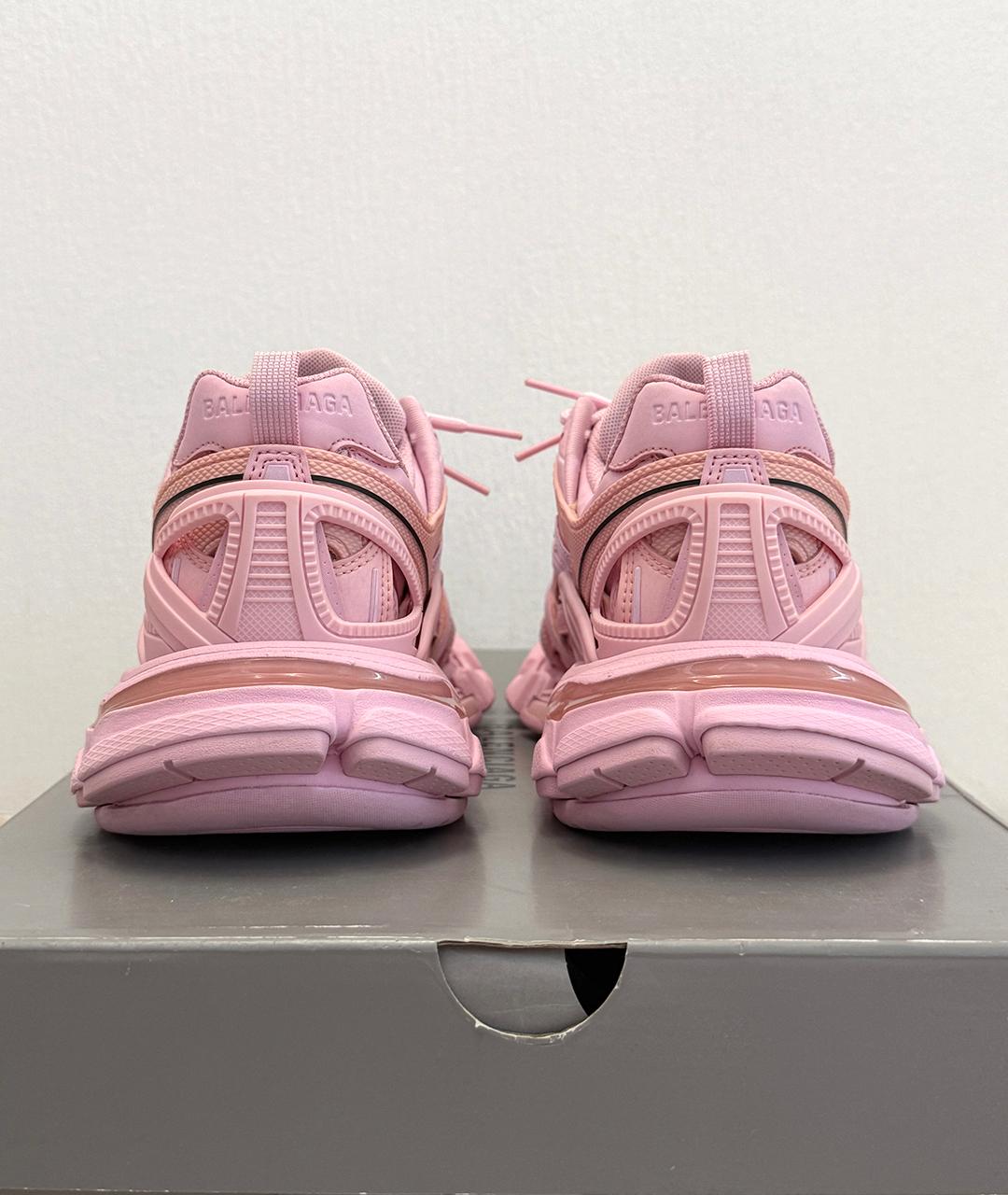 BALENCIAGA Розовые низкие кроссовки / кеды, фото 8
