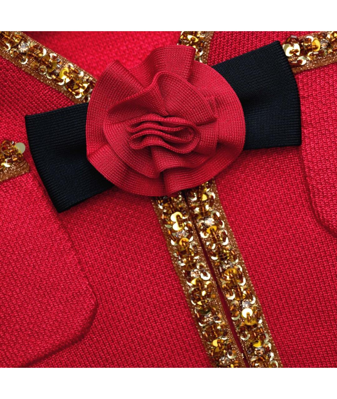 SELF-PORTRAIT Красное коктейльное платье, фото 8