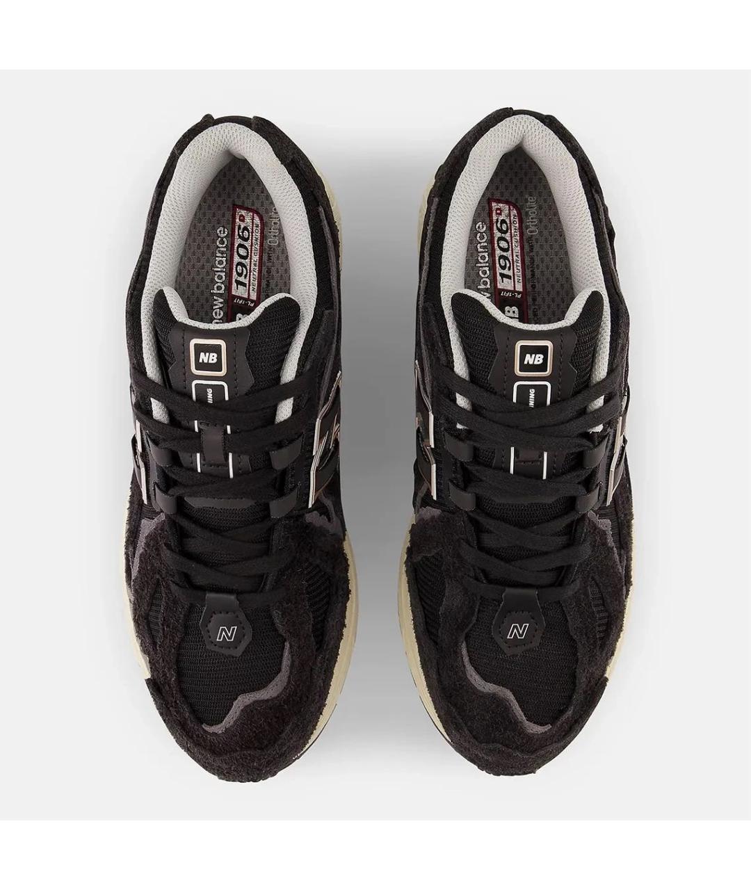 NEW BALANCE Черные замшевые кроссовки, фото 3