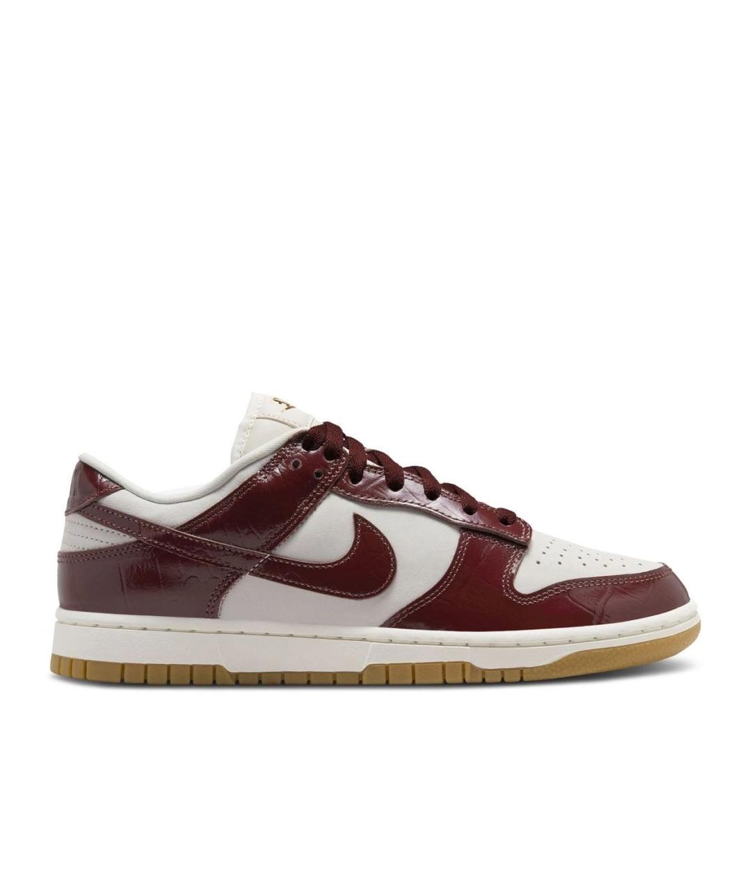 NIKE Бордовые кроссовки из лакированной кожи, фото 6