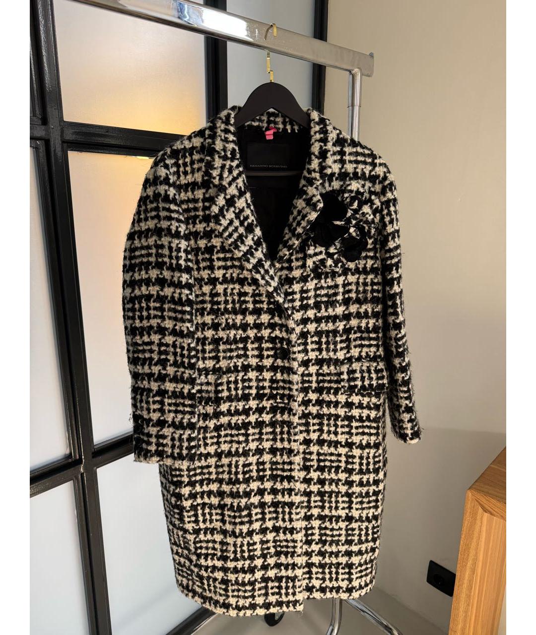 ERMANNO SCERVINO Черное пальто, фото 2