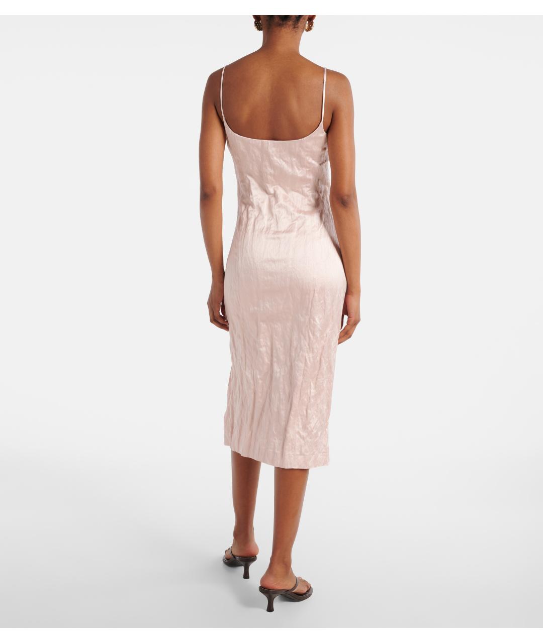 BLUMARINE Розовое коктейльное платье, фото 3