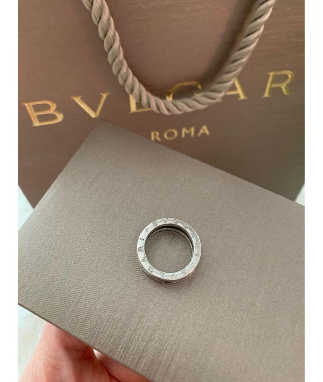 BVLGARI Серое серебряное кольцо, фото 4