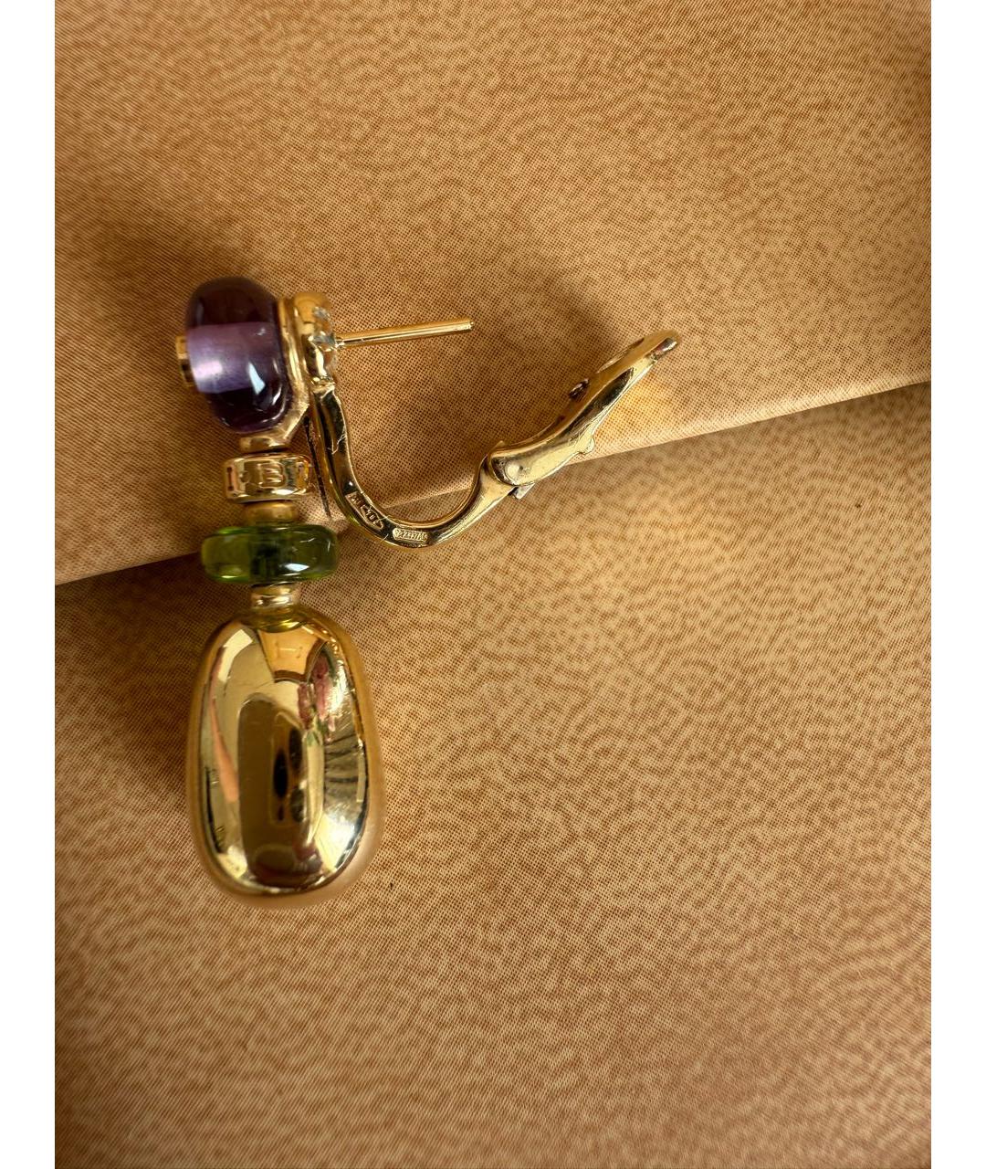 BVLGARI Золотые серьги из желтого золота, фото 5