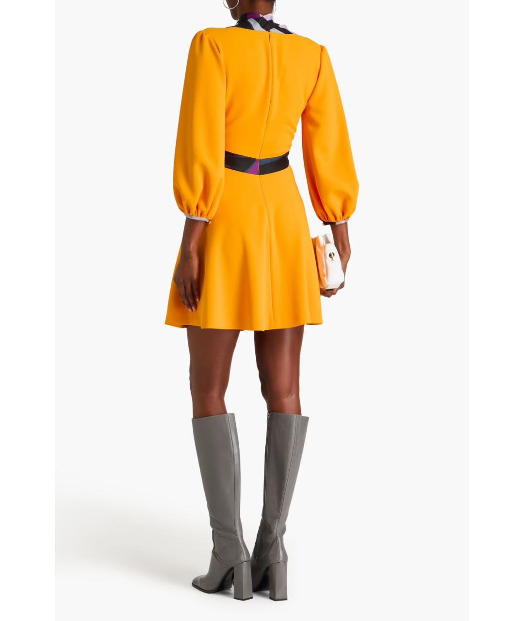 EMILIO PUCCI Оранжевое коктейльное платье, фото 3