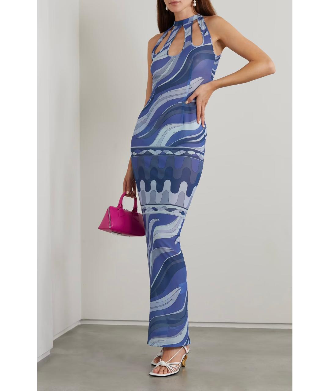 EMILIO PUCCI Мульти коктейльное платье, фото 4