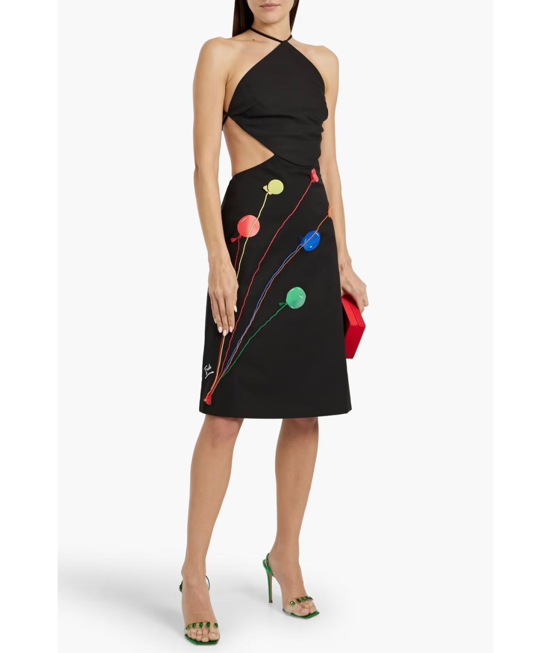 EMILIO PUCCI Черное коктейльное платье, фото 2