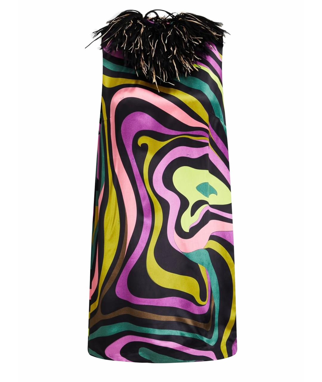EMILIO PUCCI Мульти коктейльное платье, фото 1