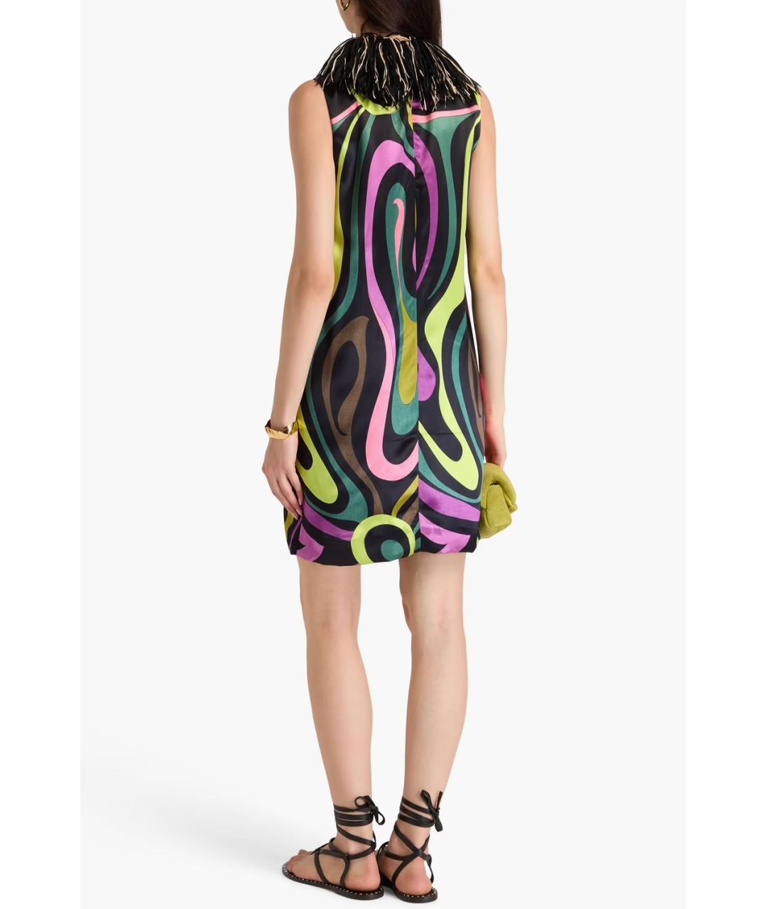 EMILIO PUCCI Мульти коктейльное платье, фото 3