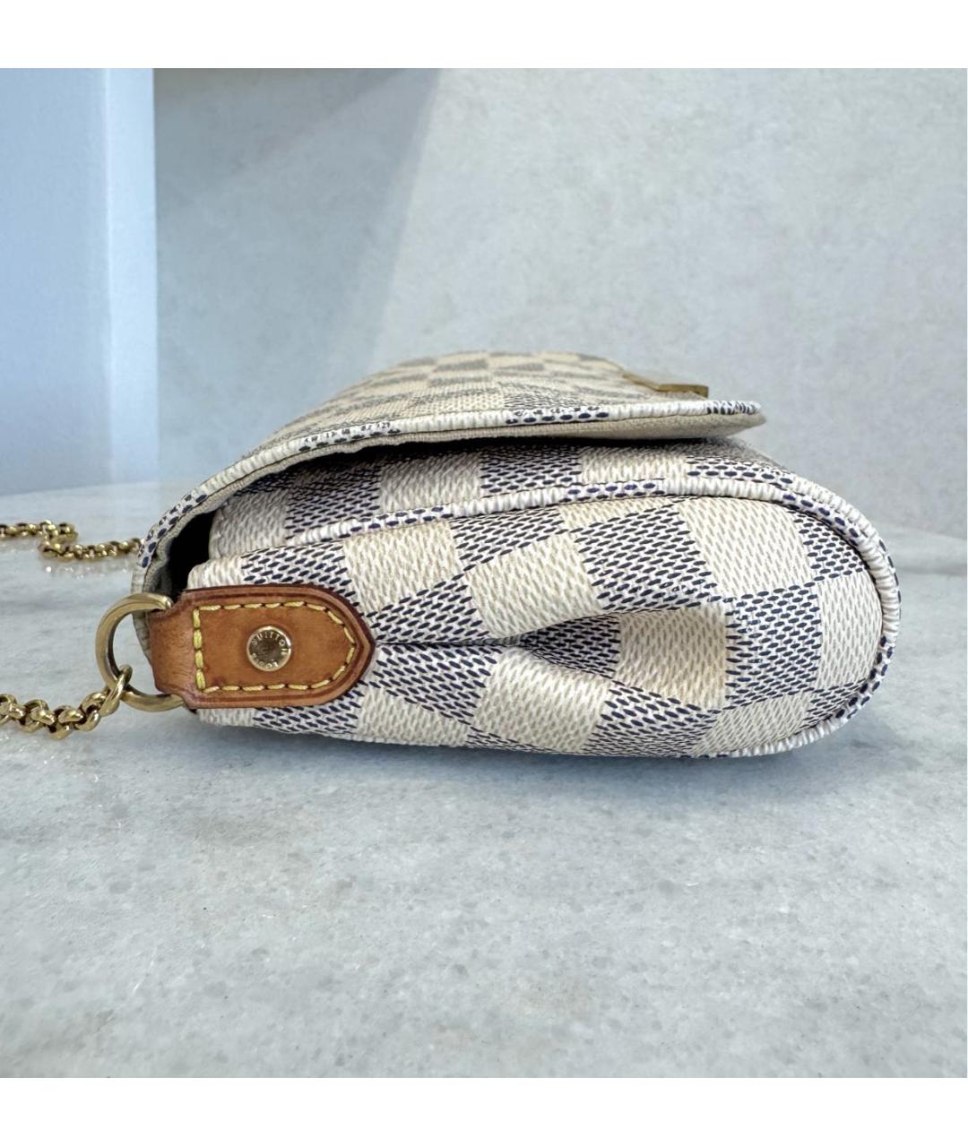 LOUIS VUITTON Белая сумка через плечо, фото 7