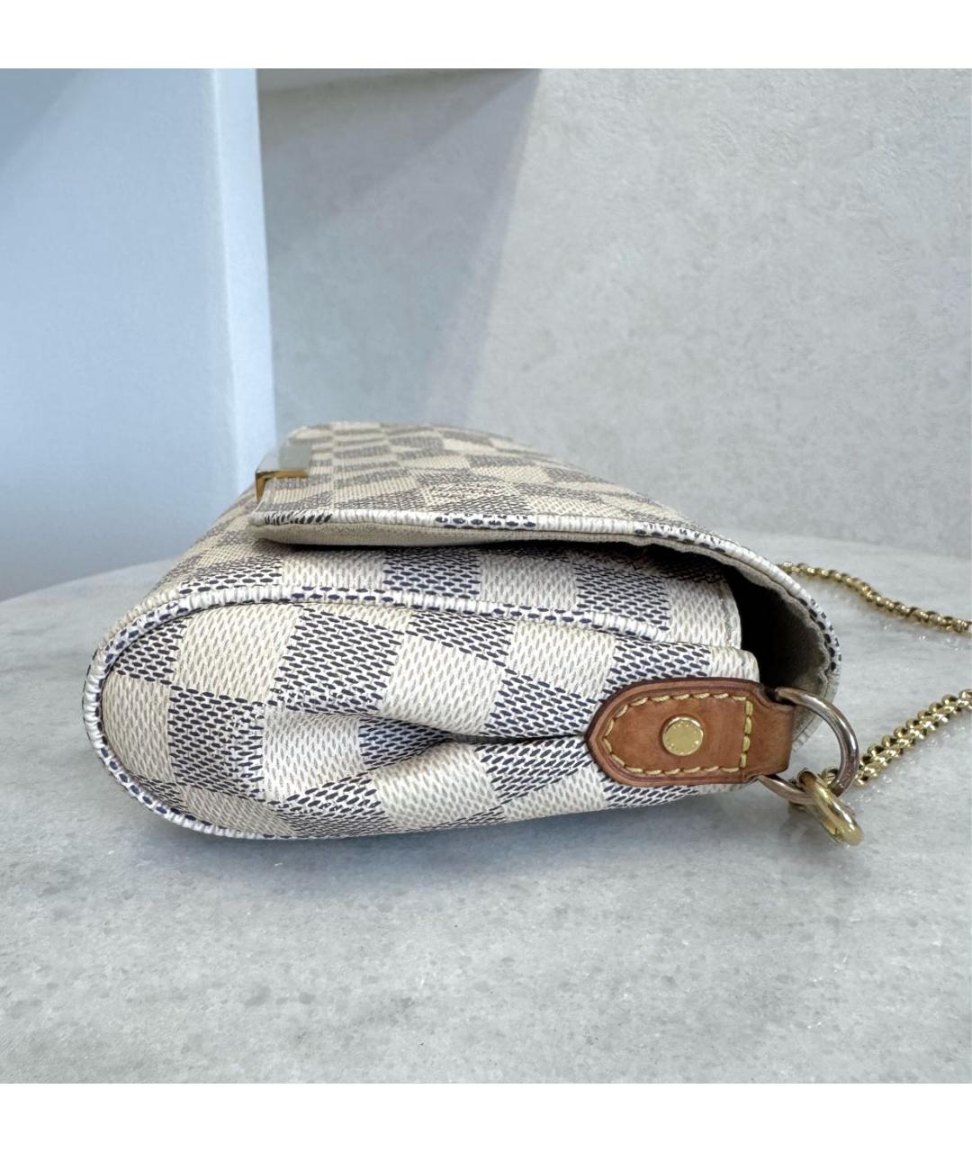 LOUIS VUITTON Белая сумка через плечо, фото 6