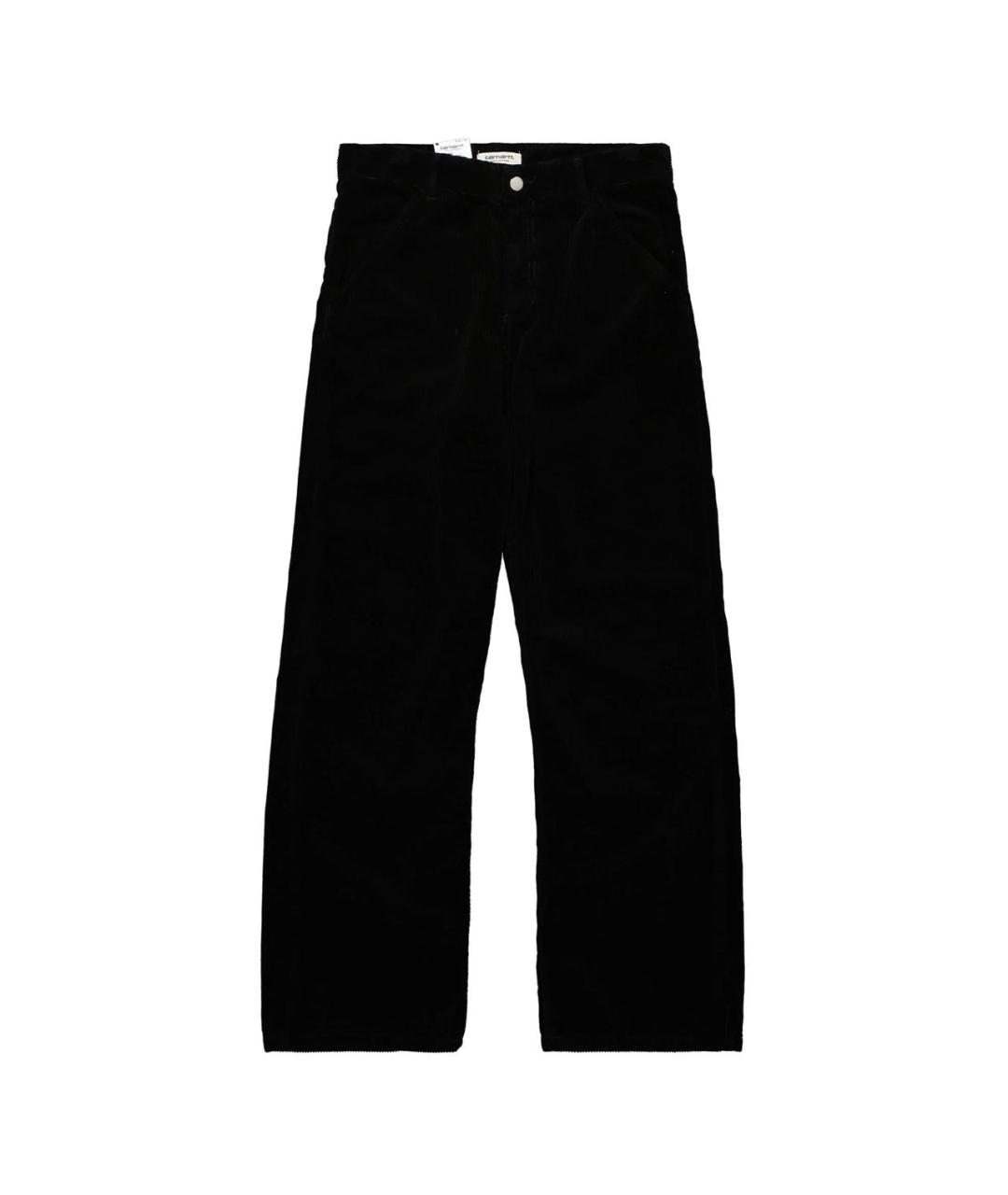 CARHARTT WIP Черные хлопковые прямые джинсы, фото 1