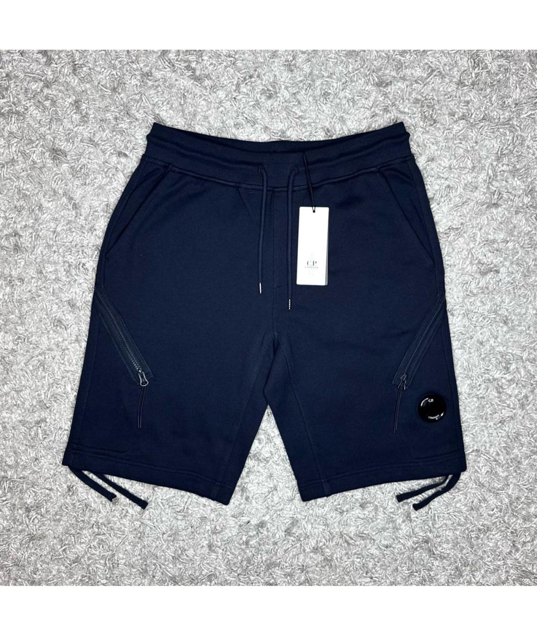 CP COMPANY Темно-синие хлопковые шорты, фото 7