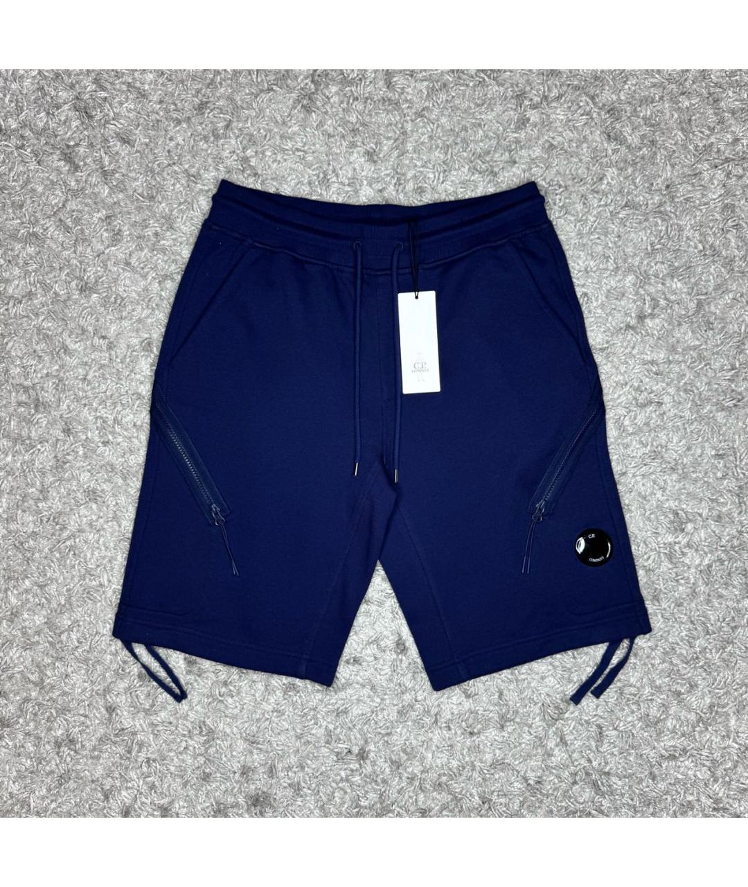 CP COMPANY Темно-синие хлопковые шорты, фото 7