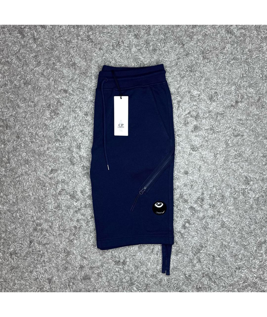 CP COMPANY Темно-синие хлопковые шорты, фото 2