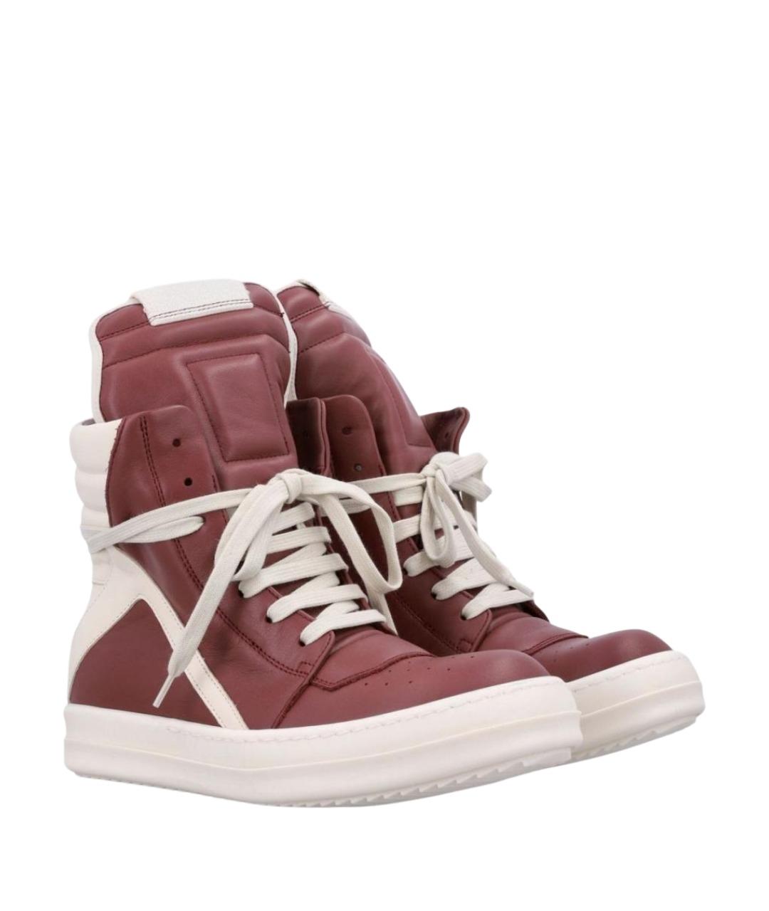 RICK OWENS Красные кроссовки, фото 2