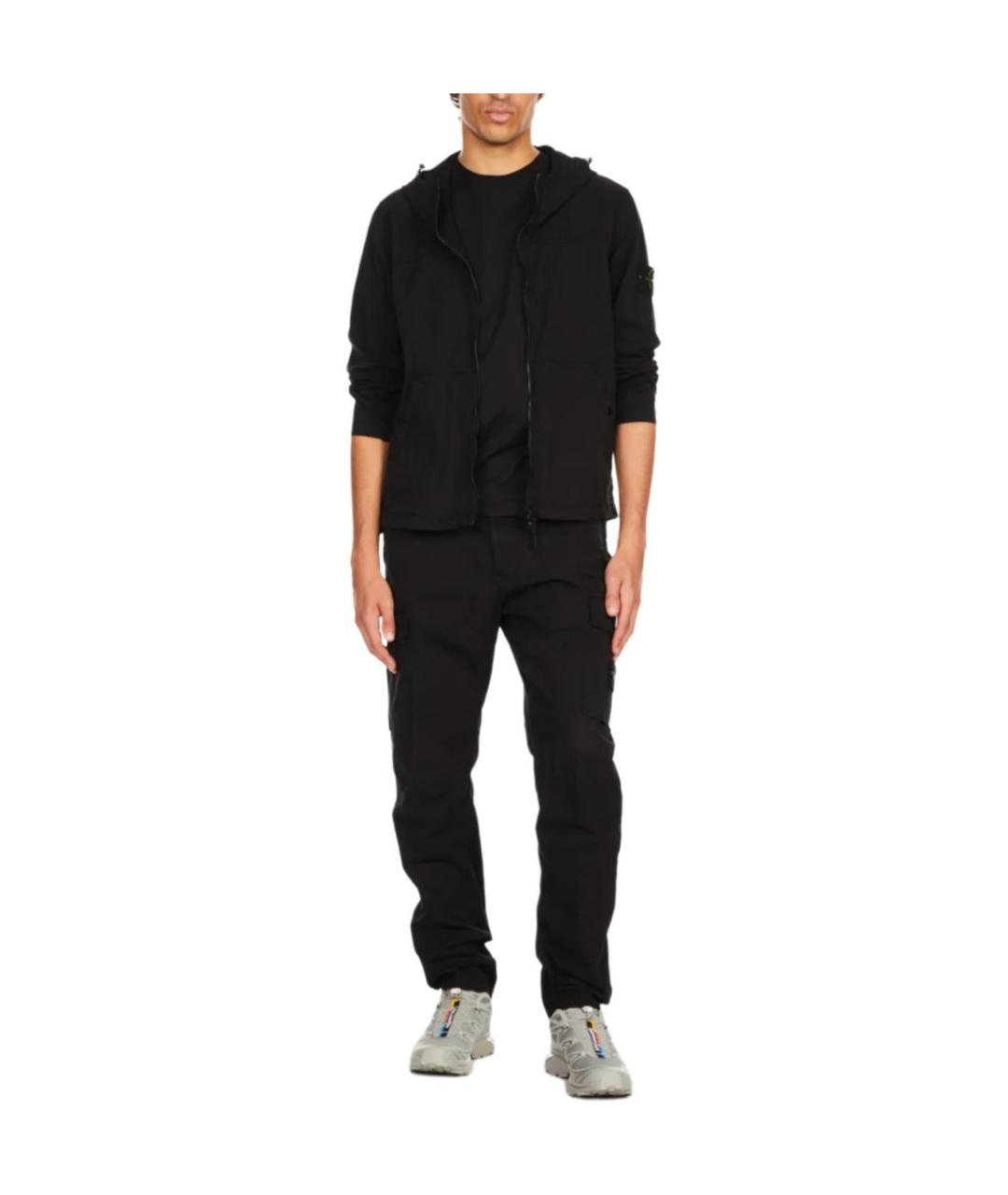 STONE ISLAND Черная куртка, фото 2