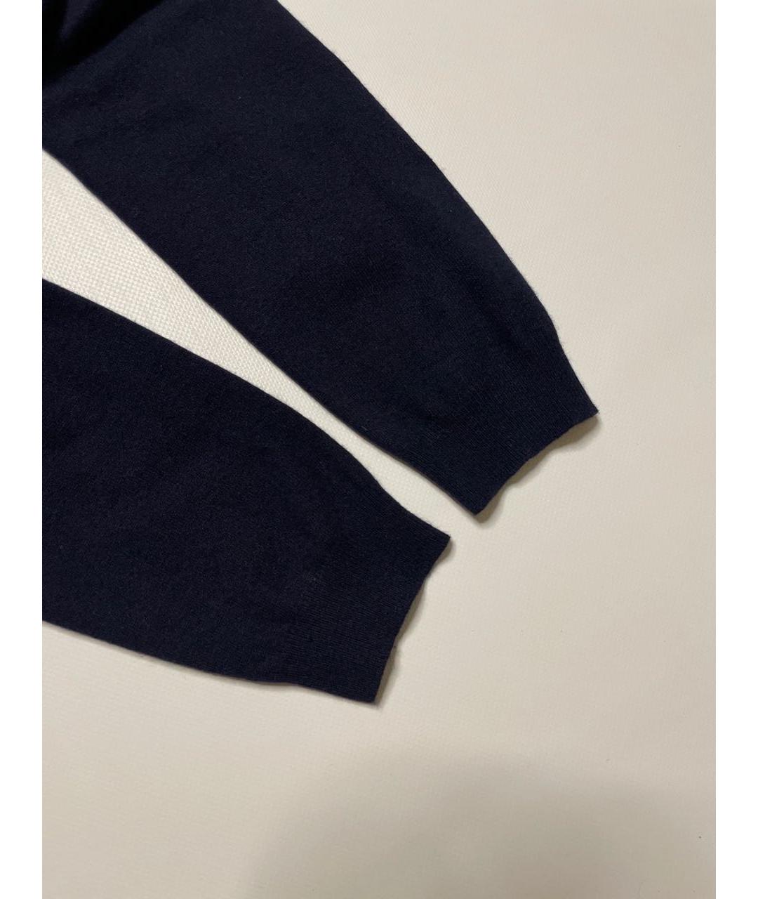 WOOLRICH Темно-синий шерстяной джемпер / свитер, фото 6