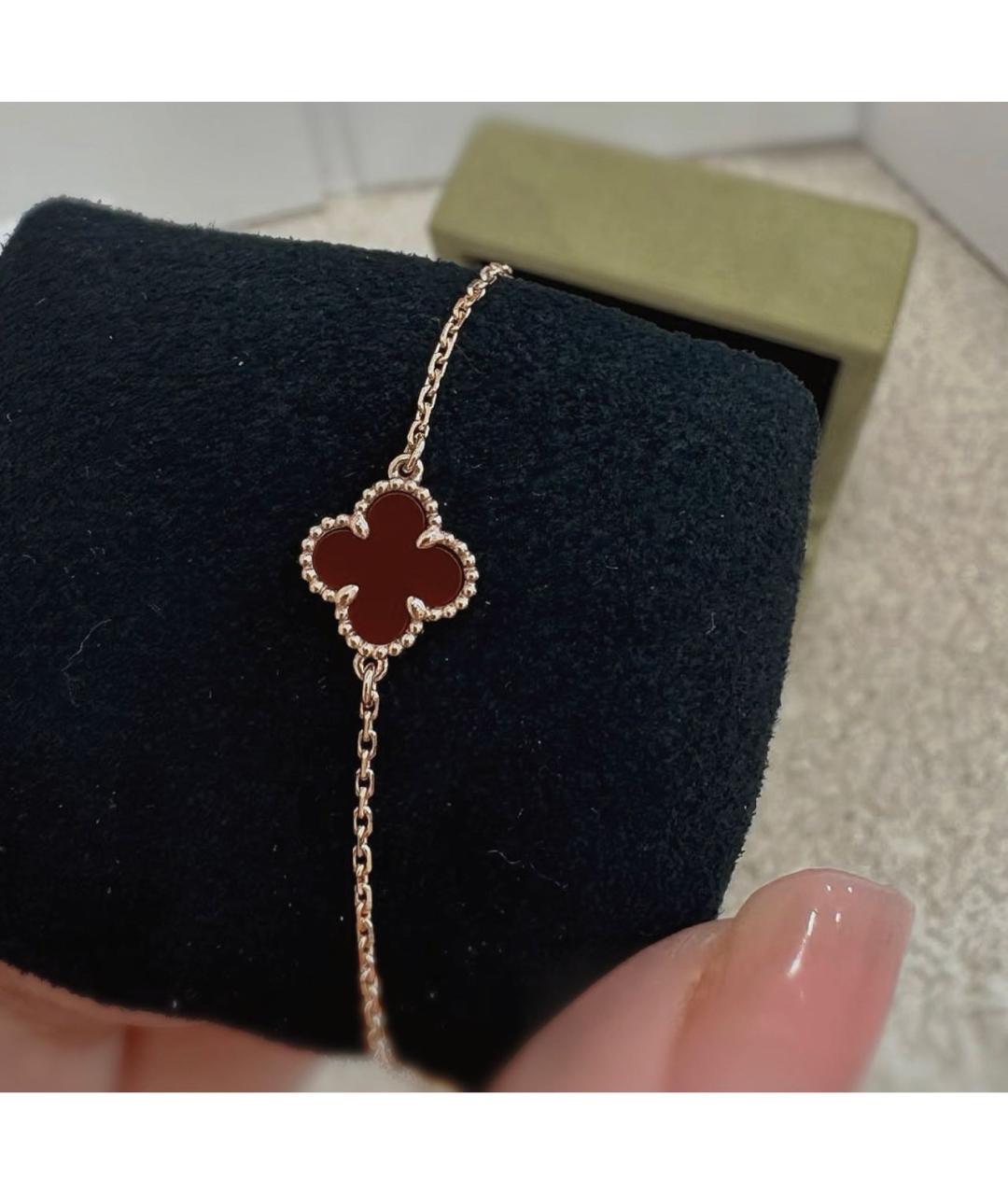 VAN CLEEF & ARPELS Красный браслет из розового золота, фото 5