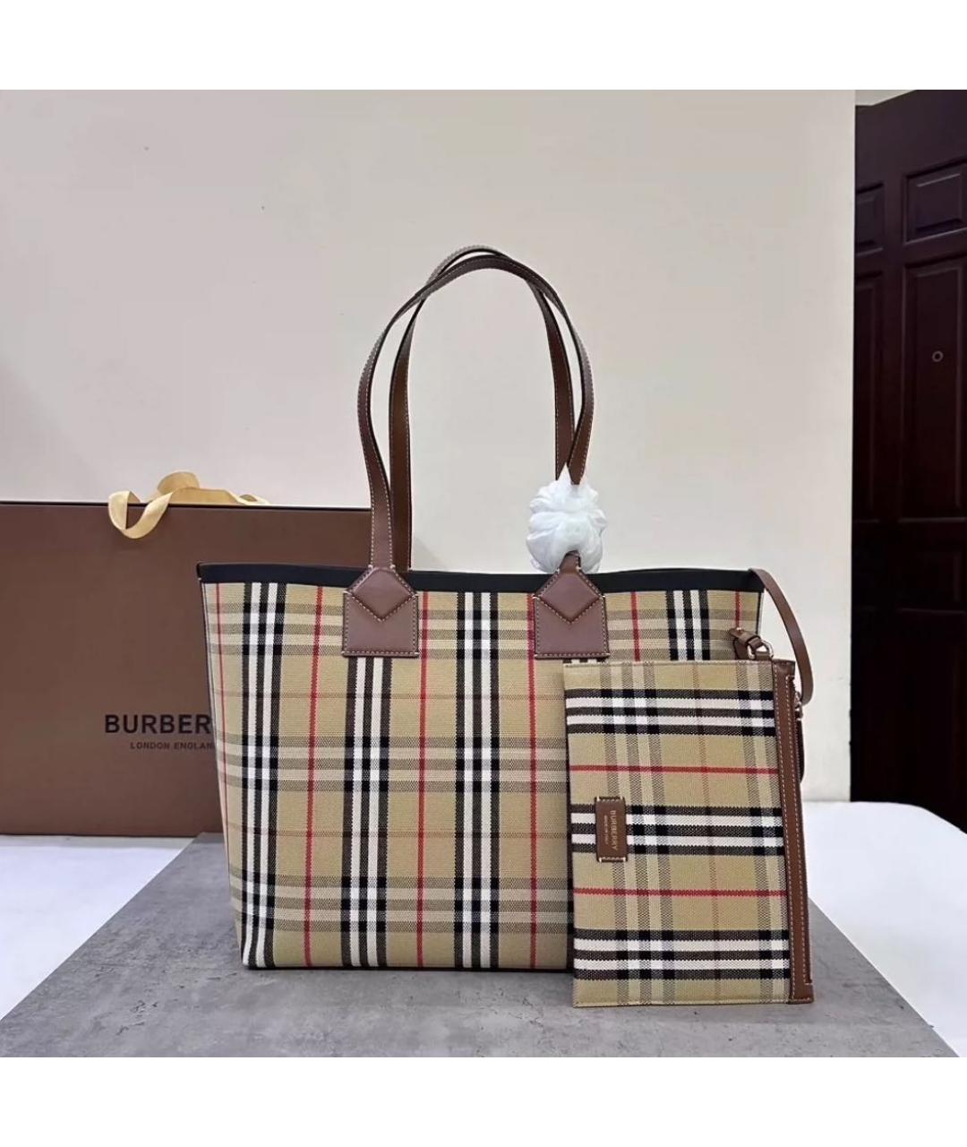 BURBERRY Мульти сумка тоут, фото 7