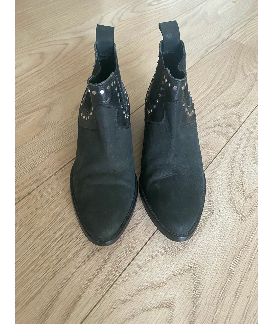 ZADIG & VOLTAIRE Черные кожаные ботинки, фото 2