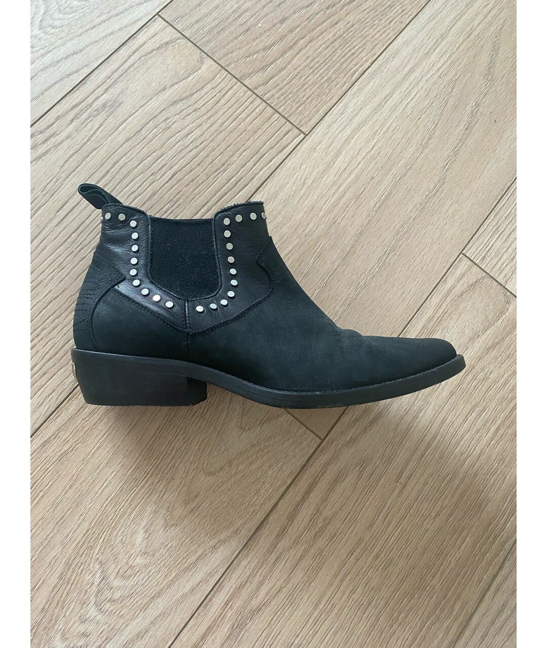 ZADIG & VOLTAIRE Черные кожаные ботинки, фото 6