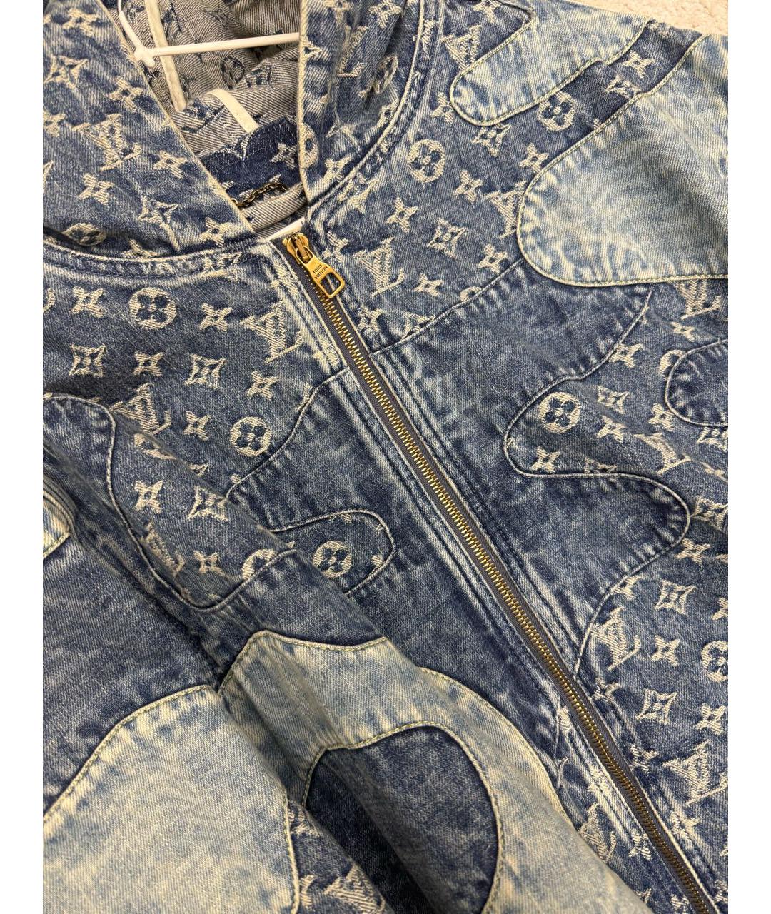 LOUIS VUITTON Синяя деним куртка, фото 4