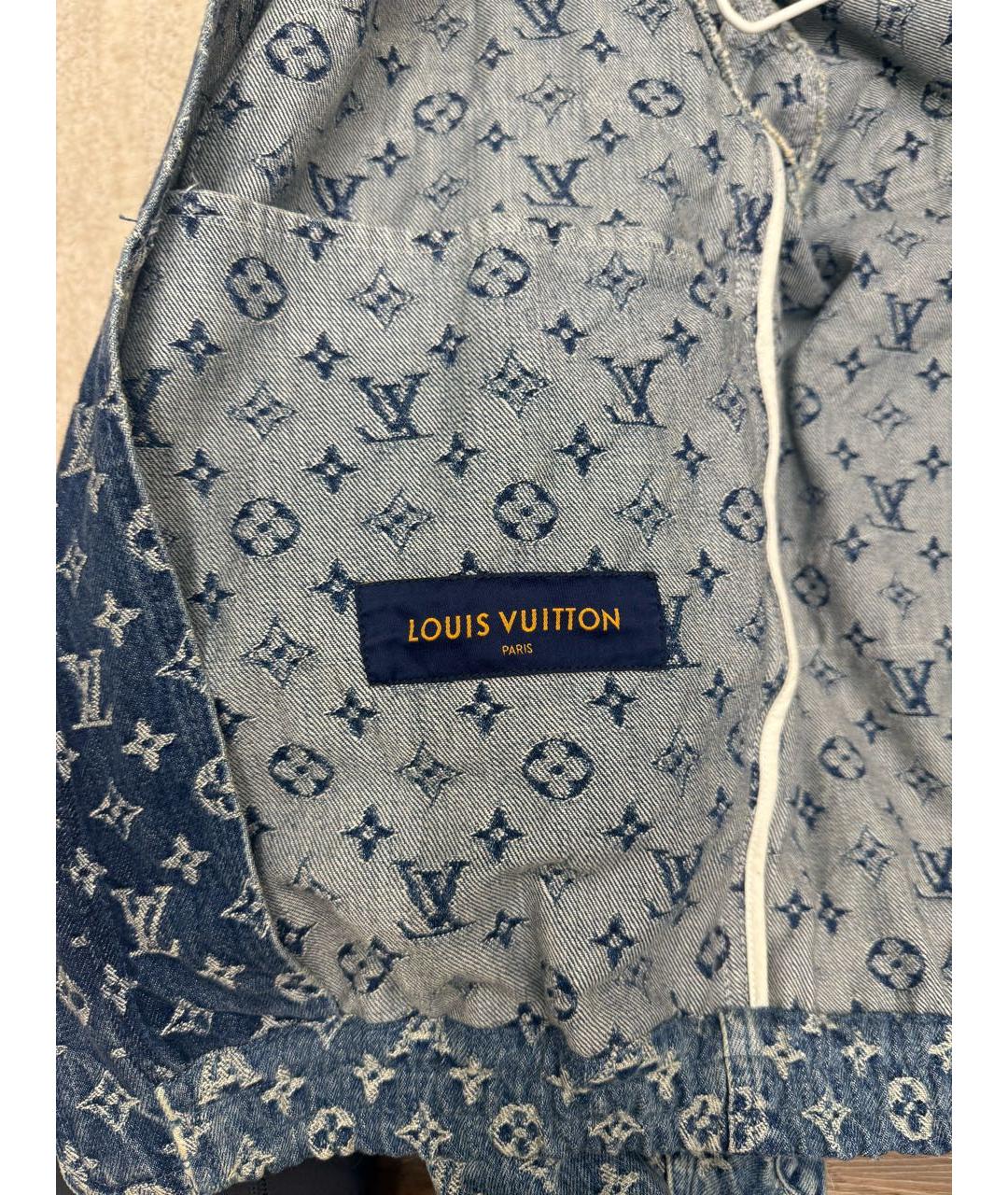 LOUIS VUITTON Синяя деним куртка, фото 3