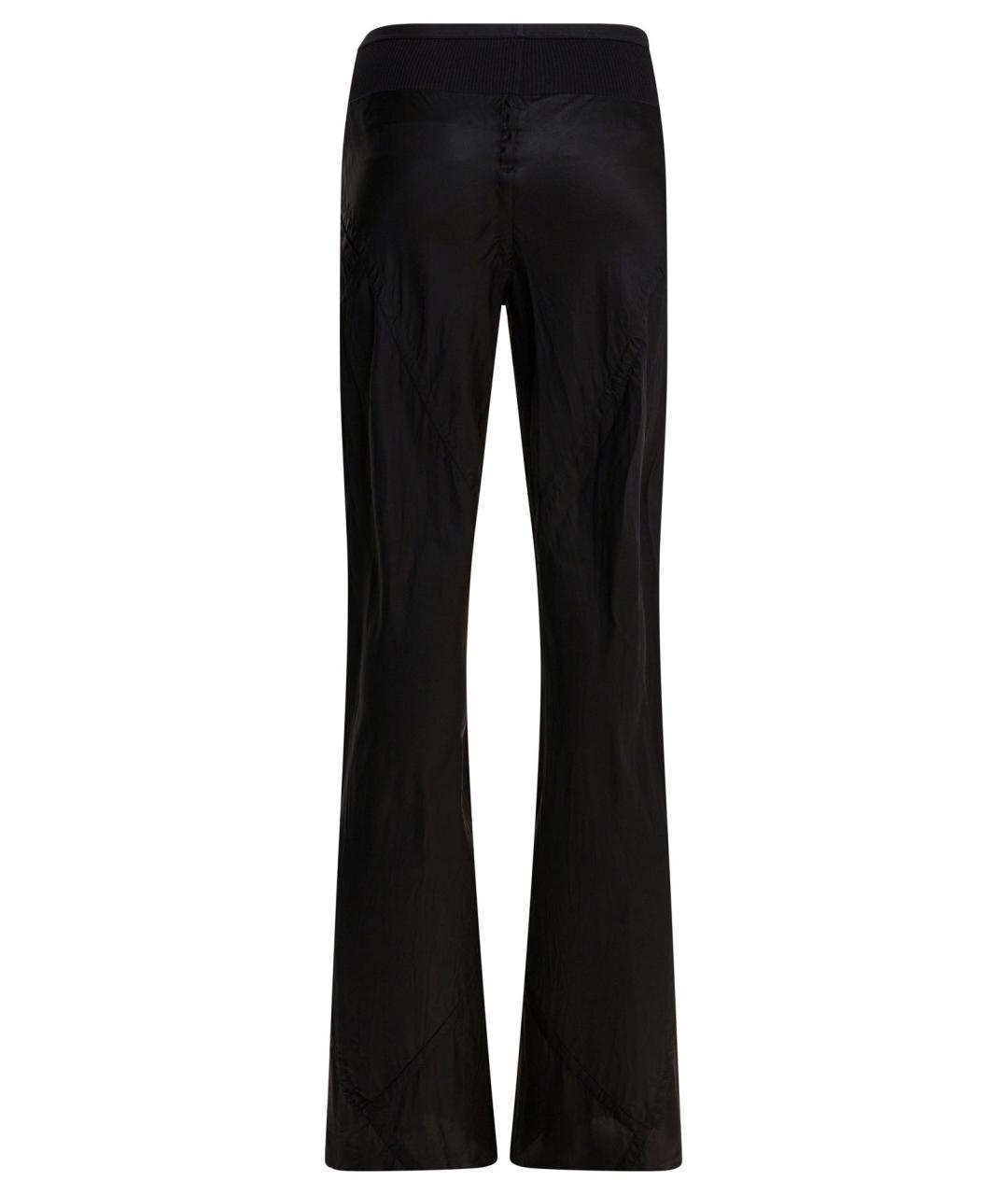 RICK OWENS Черные прямые брюки, фото 2