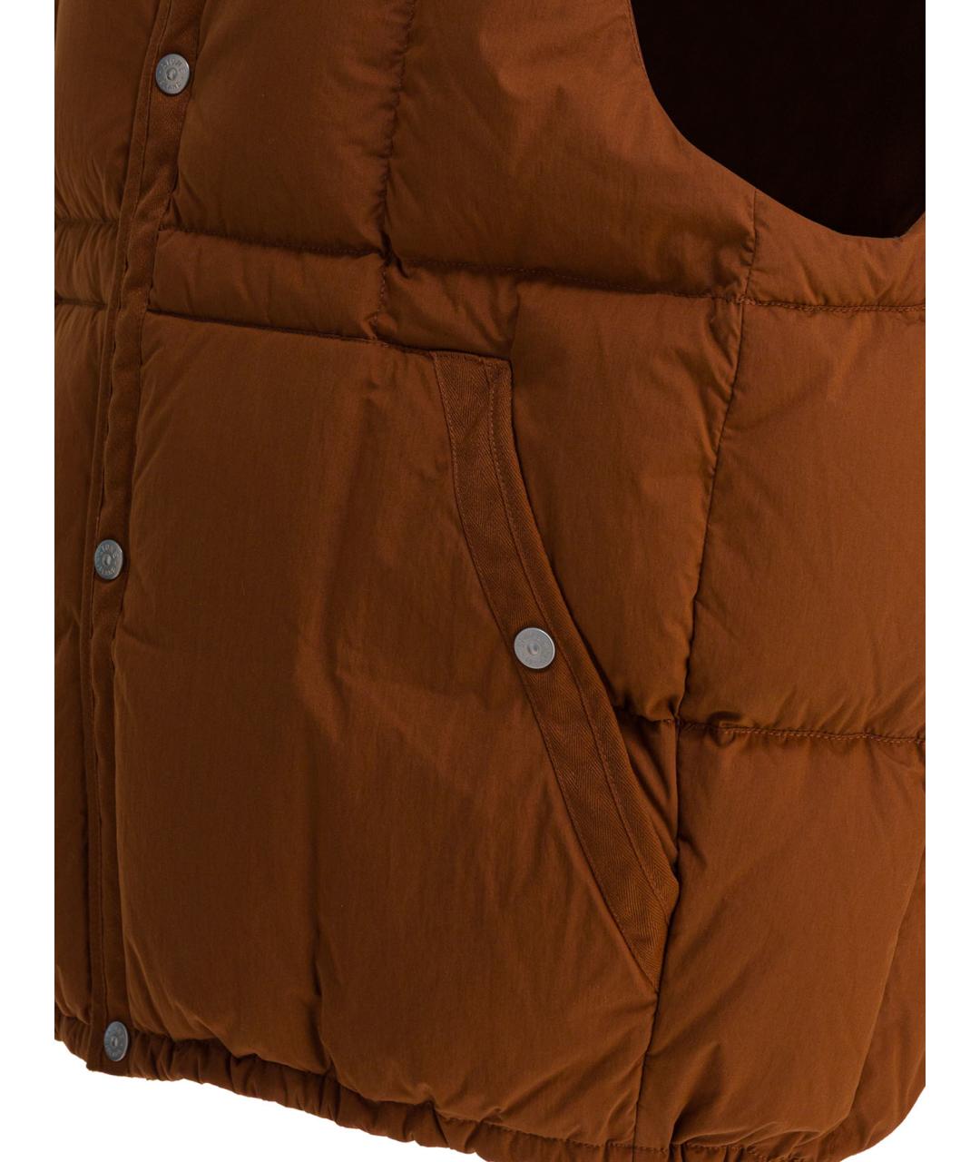 STONE ISLAND Коричневый жилет, фото 4