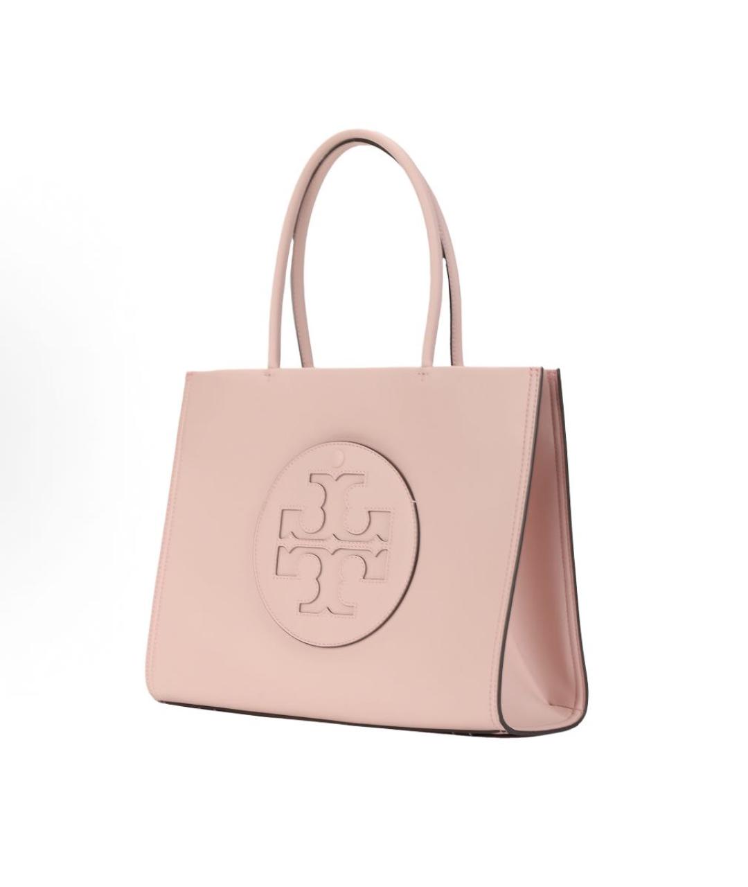 TORY BURCH Розовая сумка тоут из искусственной кожи, фото 2